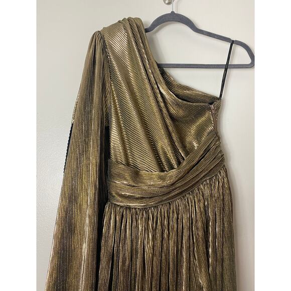 NWT BRONX & BANCO DRESS GOWN GOLD FORMAL EVENING WEDDING MOTHER OF THE BRIDE - Picture 10 of 16